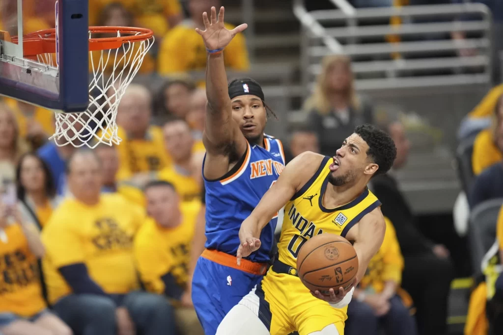 haliburton-guia-a-pacers-al-3-1-sobre-knicks-con-triple-doble-historico