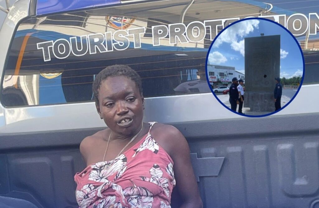 detienen-haitiana-que-destruyo-estelas-de-la-via-sacra-en-higuey