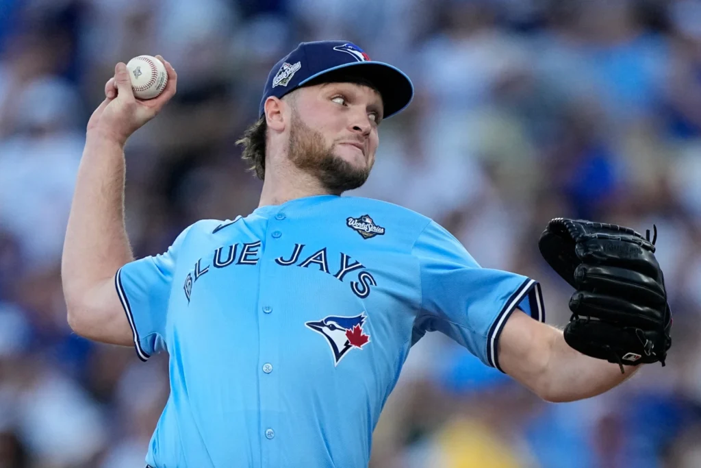 yesavage-poncha-a-12-en-su-ano-de-novato-y-lleva-a-los-blue-jays-a-vencer-6-1-a-los-dodgers-para-tomar-ventaja-3-2-en-la-serie-mundial